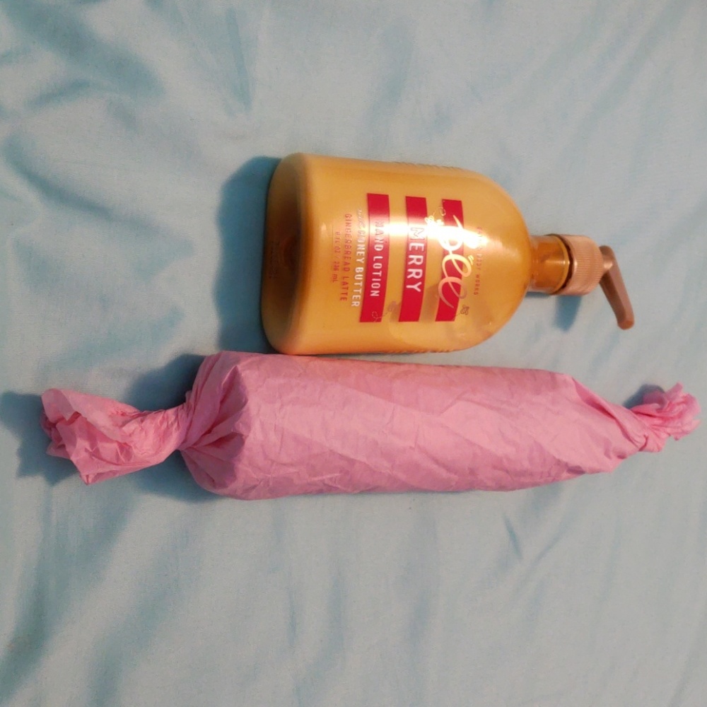 Bee lotion and surprise